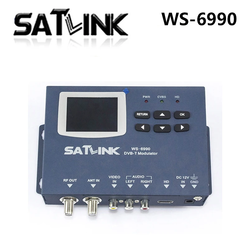 Satlink Meter WS-6990 1 Route DVB-T модулятор/AV/ HD наземный видоискатель WS6990 | Электроника