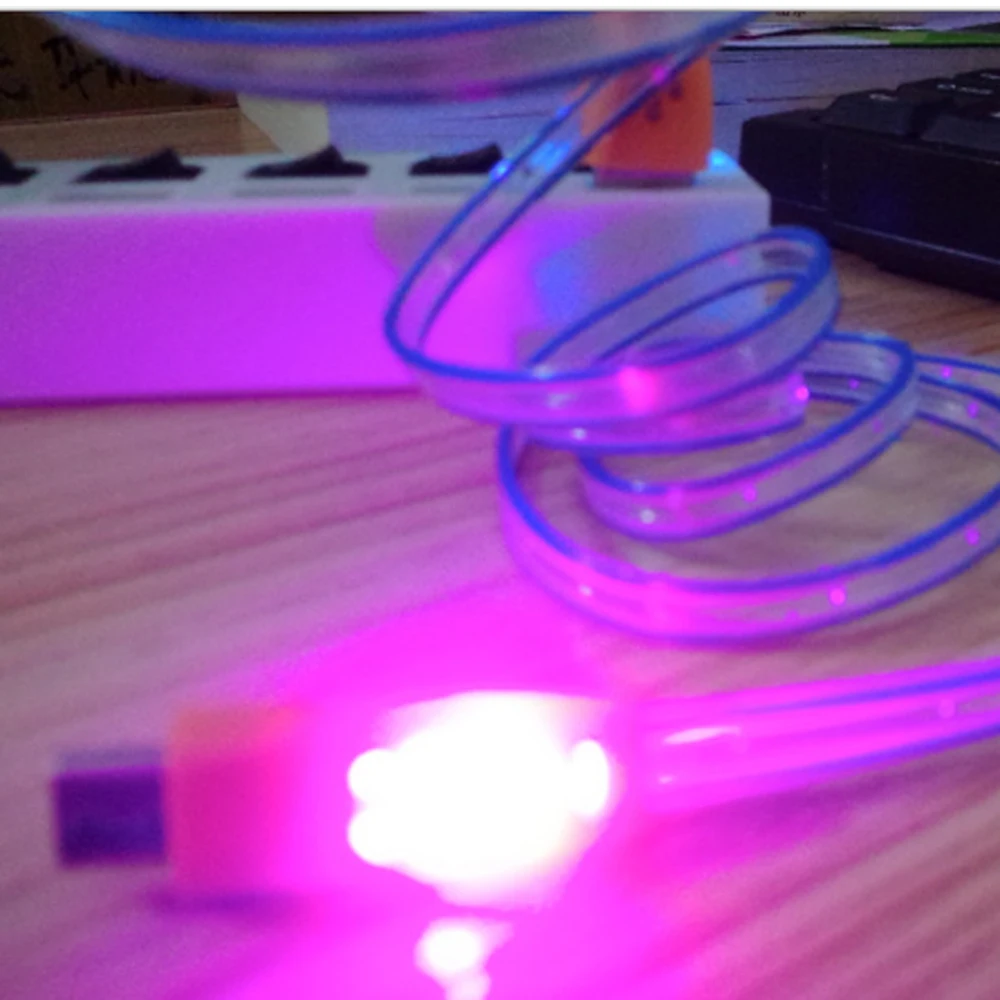 10 шт. в партии 1 м USB кабель для передачи данных и зарядки зарядный цветная
