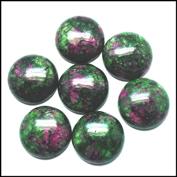 

10pcs nature stone cabochons green stone beads cabs round shape 8mm 10mm 12mm 14mm 16mm 18mm 20mm beads making free shipping