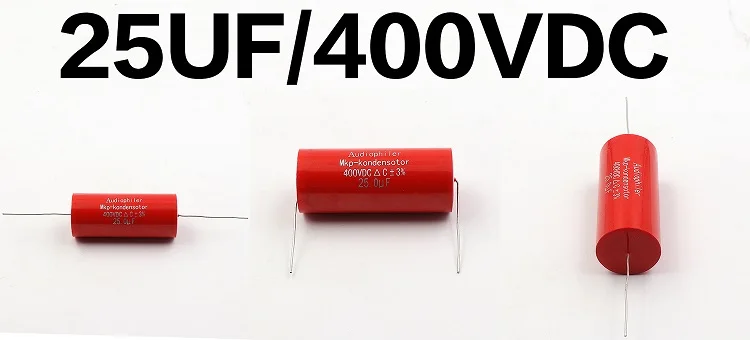 Audiophiler Mkp конденсатор конденсотор HIFI Fever безэлектродный конденсатор аудио конденсатор металлический пленочный соединитель частоты деления