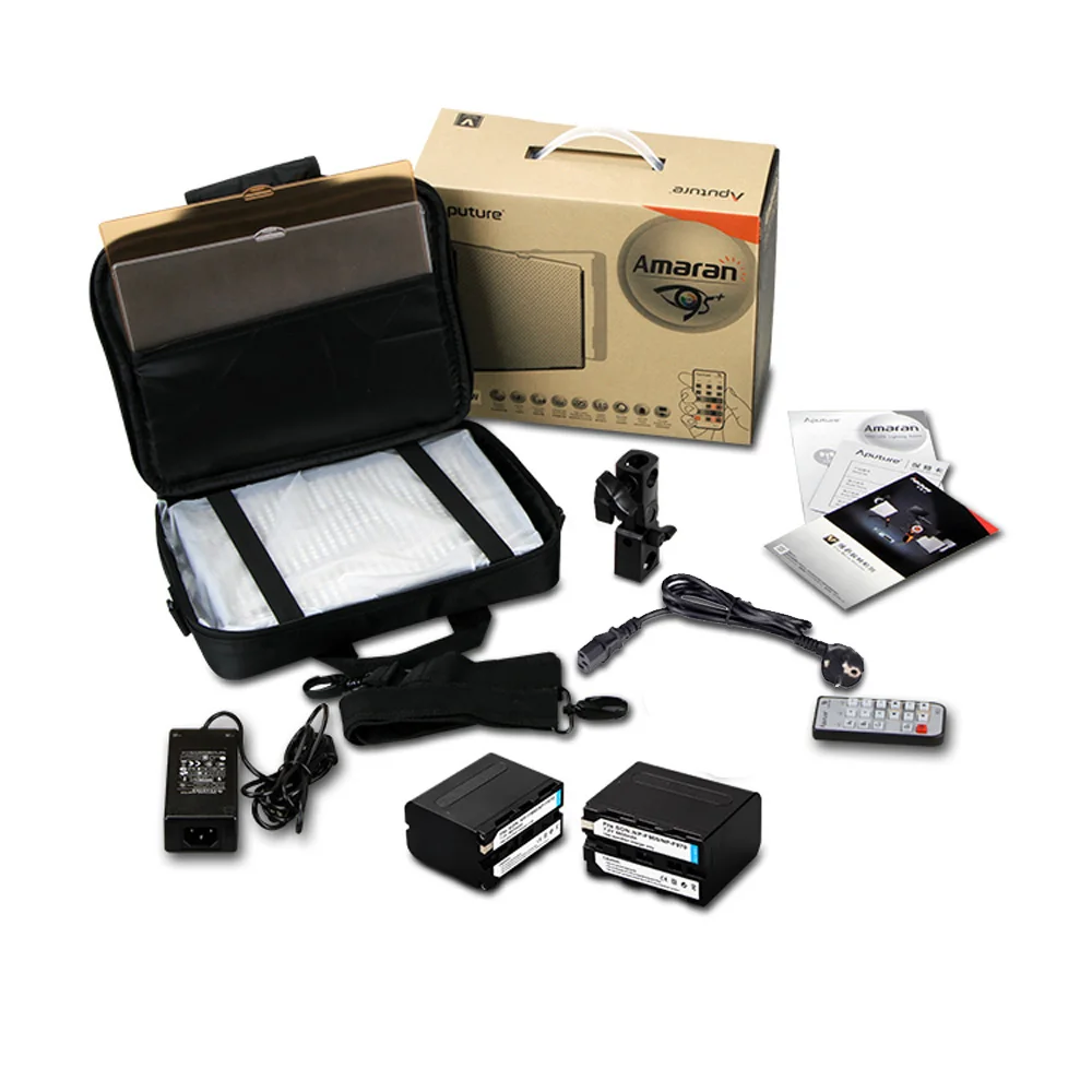Aputure Amaran HR672W 5500K светодиодный светильник 672 светодиодный светильник CRI95+ Регулируемая яркость w/2,4G FSK беспроводной пульт дистанционного управления