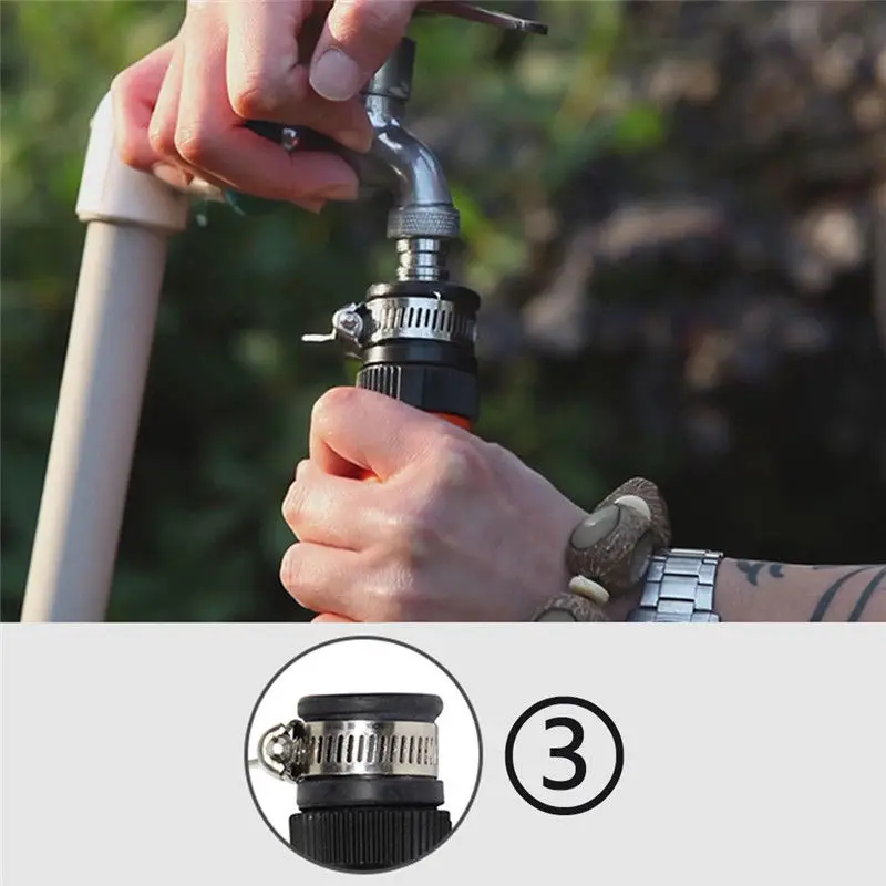 

High Quality Universal Outdoor Gardening Watering Tap Hose Pipe Connector Adapter Adaptor for 14-21mm Diameter Tap Tool