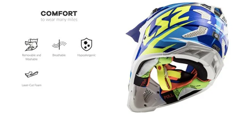 LS2 MX470 subverter moto cross шлем шустрый ATV moto cross off raod гоночные шлемы горные оригинальные LS2 moto rcycle шлемы