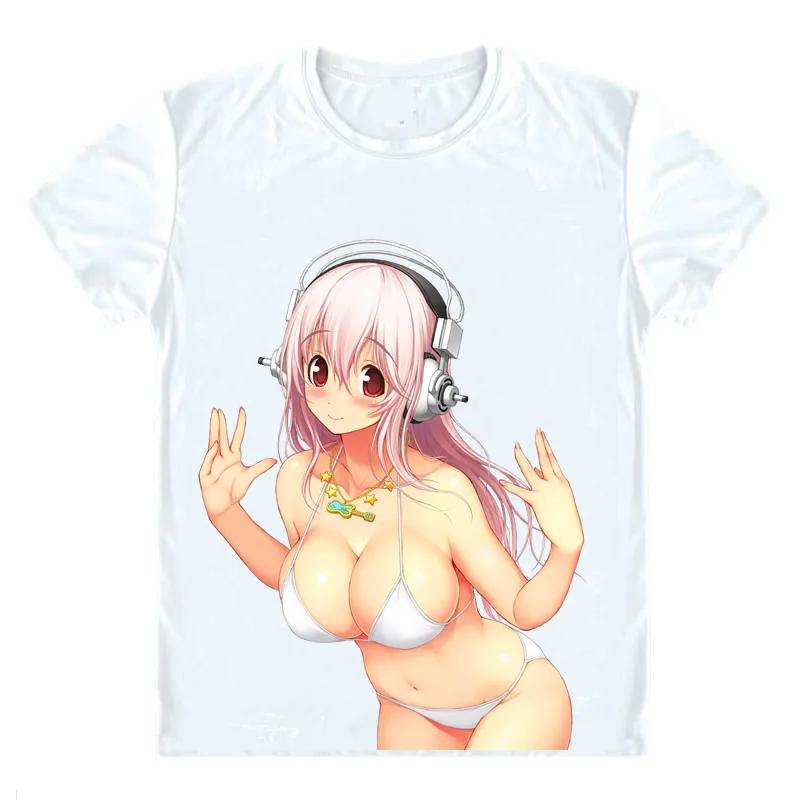 Style 6 Футболки SoniAni Super Sonico, футболки с коротким рукавом, Аниме Манга, Supa Soniko SoniComi, Sonico SoniKoma, сексуальное бикини для костюмированной вечеринки - Цвет: Style 6