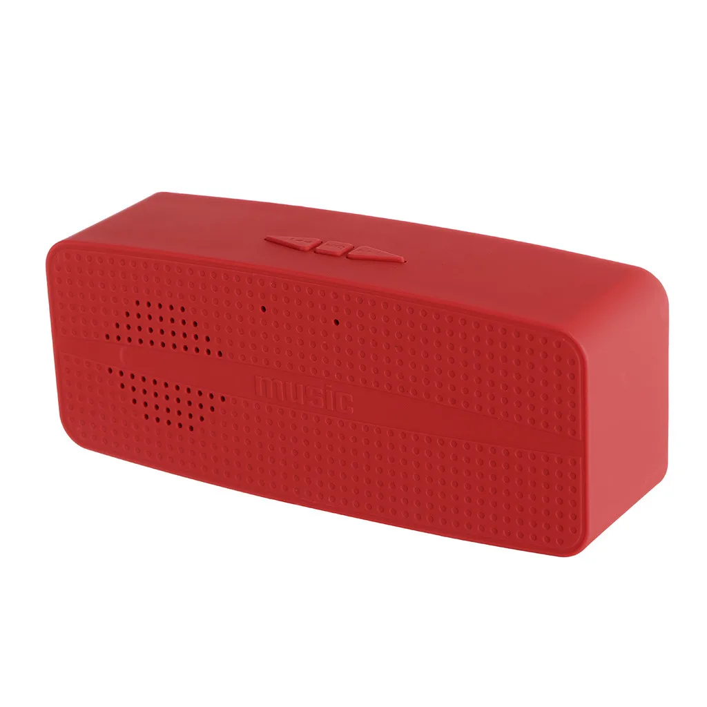 Red HIPERDEL Bluetooth Колонка hifi портативный динамик s стерео звук бар TF FM радиосабвуфер Колонка громкоговоритель с микрофоном Z610 - Цвет: Red