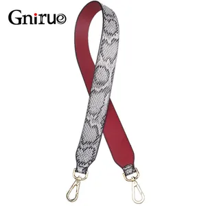 Женская сумка из искусственной кожи, с камуфляжным ремешком, с разноцветной ручкой, с змеиным рисунком, 105 см