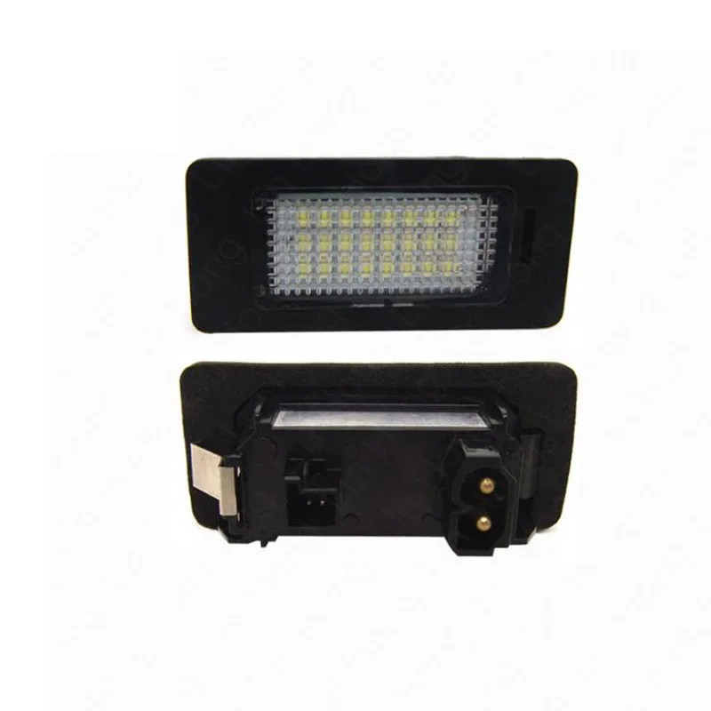 

12-30V 2835*24PCS license plate light For E39/E82/E46/CSL/E90/E71/E72 X6 LED License lamp license plate light fastship