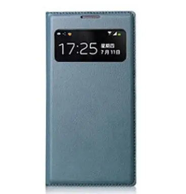 Lake blue Чехол Samrt для samsung S4 I9500, чехол для сна, samsung Galaxy S4mini I9190 I9195, умный чехол с окошком, кожаный чехол с откидной крышкой - Цвет: Lake blue