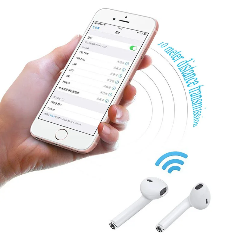 FERSHA i7s TWS 5 0 Беспроводная мини bluetooth гарнитура бинауральные наушники спортивные