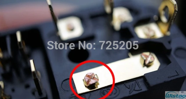 Электрическая розетка переменного тока 10A250V Archarm 4N позолоченные клеммы из чистой