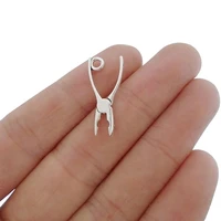 50 x pliers charms double sided for necklace bracelet diy jewelry making findings 24x10mm
