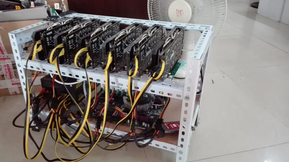 YUNHUI Mining industry продает стеллаж для майнинга эфириума с четырьсветодиодный