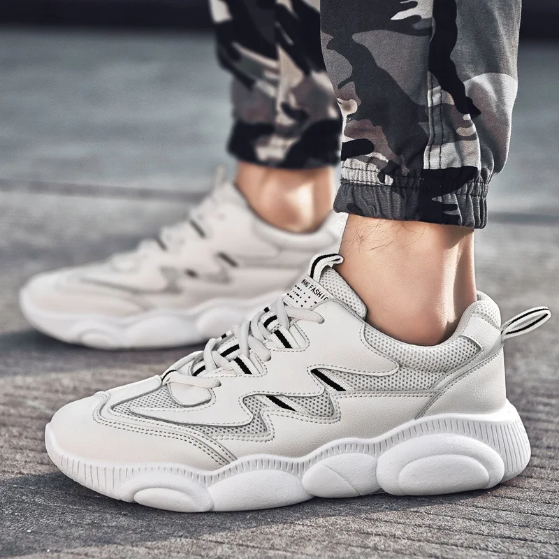 OLPAY Fashion Style Attacks 2019 Spring Festival Leisure Sports Little White Shoes Men's Korean | Обувь