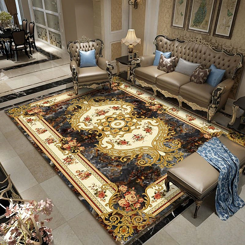 

Persian Style Rugs Large Carpets For Living Room Bedroom European Carpets Study Floor Coffee Table Area Rug Children Play Mats