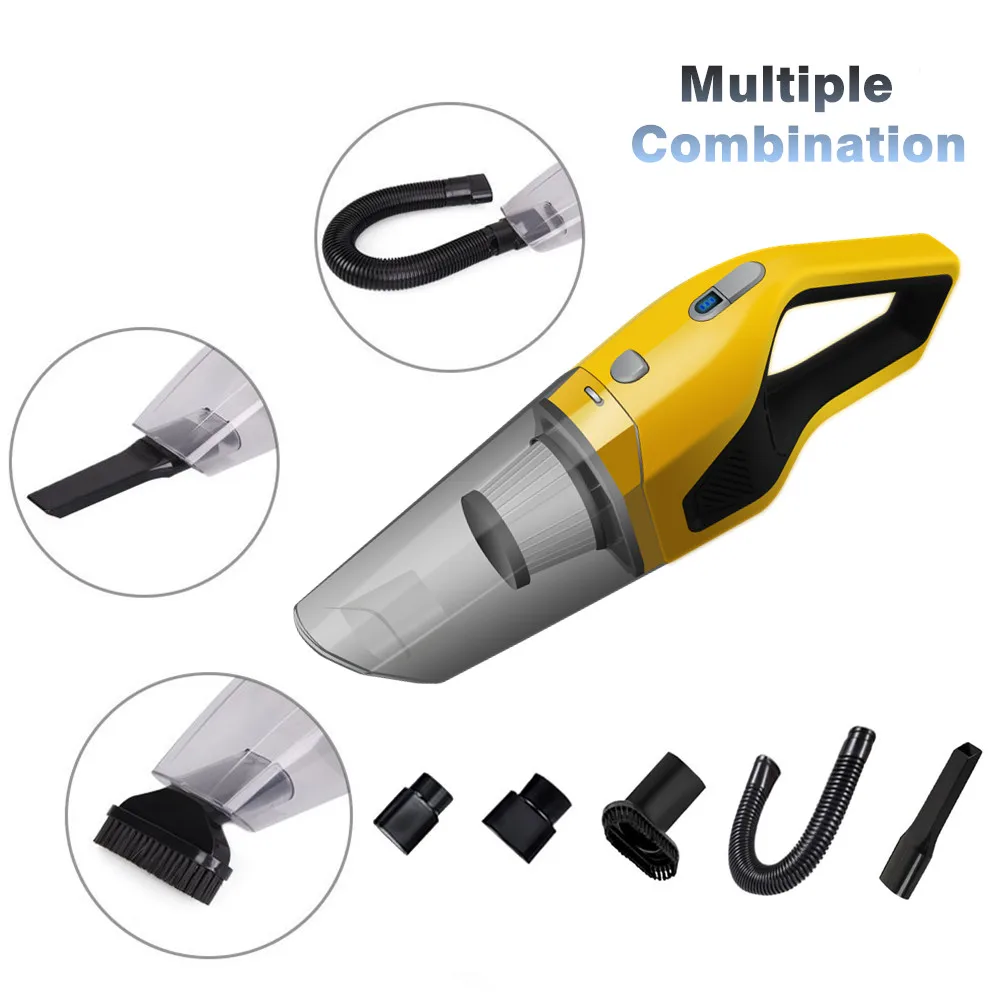 

Wireless strong suction, low noise car vacuum cleaner HF6630 6000PA