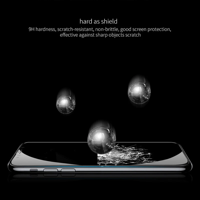 Alisuber закаленное Стекло для iPhone X Экран протектор изогнутые полный охват х Тонкий