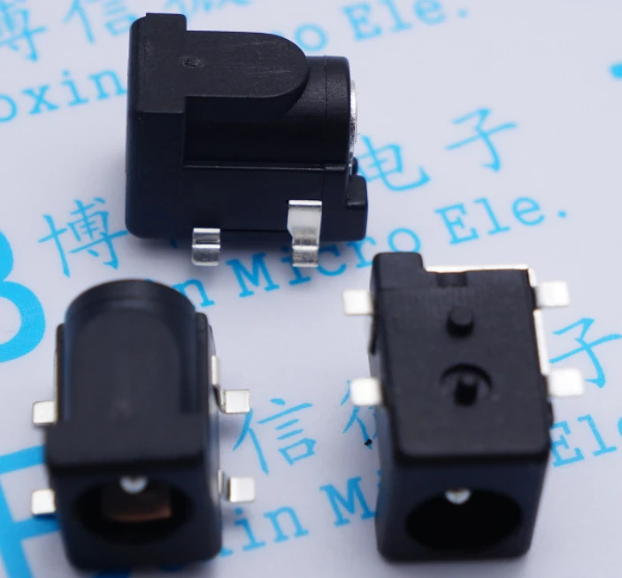 

60 шт. DC разъем 5.5X2.1 DC005 DC050 4pin SMD для источника питания