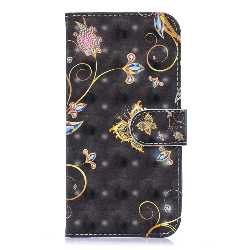 Free shipping for Samsung galaxy M10 M20 Floral 3D Deluxe Flip Wallet Bracket Case Book Clamshell Phone | Мобильные телефоны и