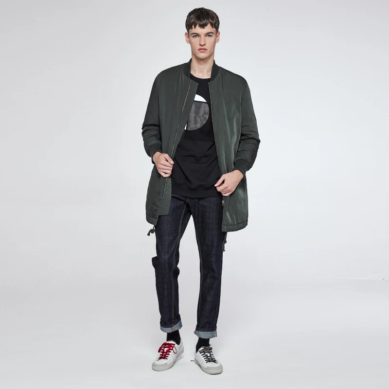 Viishow зимний Бомбер куртка Мужская модная Брендовая верхняя одежда парка мужские