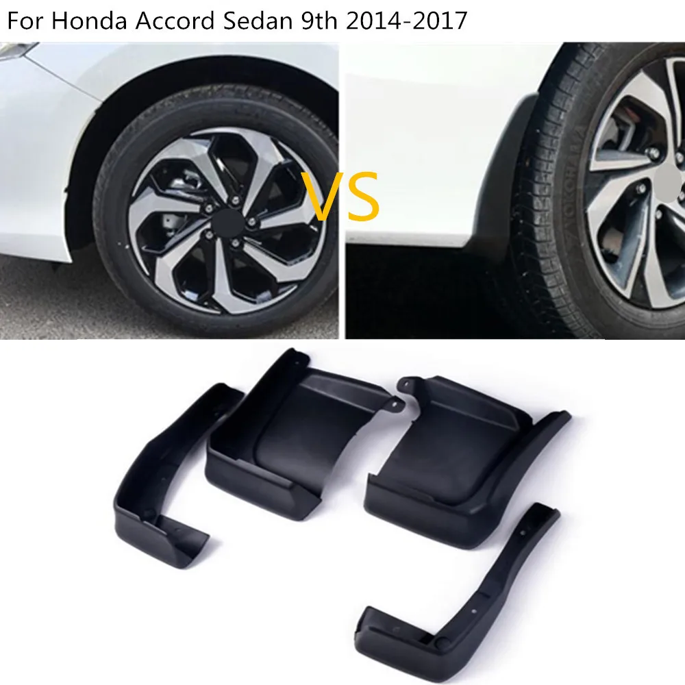 4 шт. Автомобильные Брызговики для Honda Accord Sedan 9th 2014 2015 2016 2017|Грязезащита| |