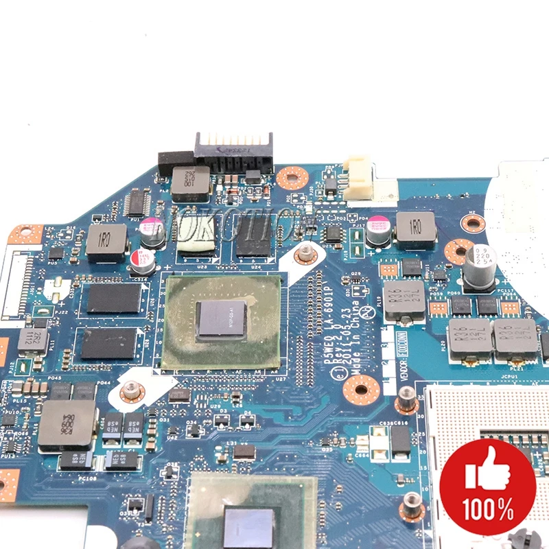 NOKOTION MBRG502001 P5WE0 LA-6901P материнская плата для ноутбука acer aspire 5750 5750 г 5755 HM65 2xSO-DIMM DDR3 GT540M 1 Гб