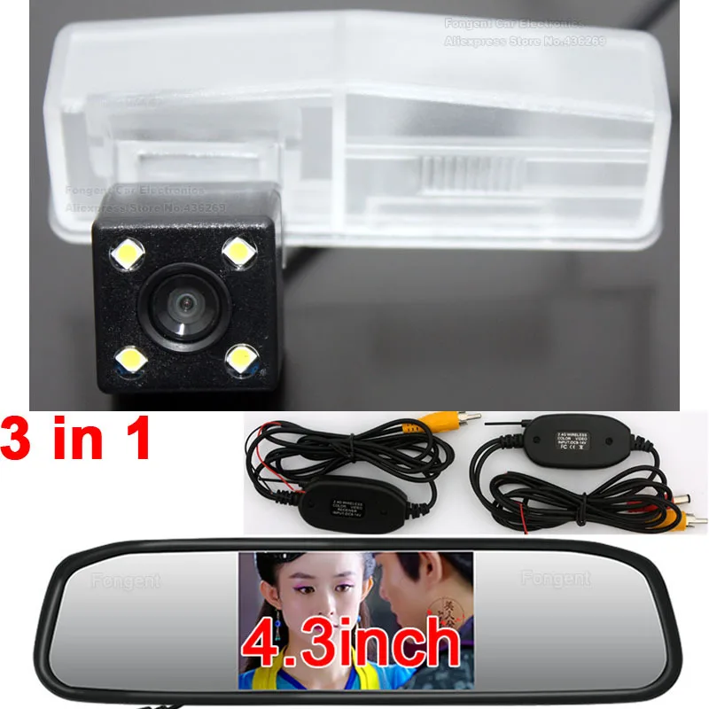 Для RAV4 2013 RAV 4 Toyota Back off up цветной обратный вид заднего вида парковочный обратный автомобильный беспроводной монитор авто камера - Название цвета: wireless monitor 2