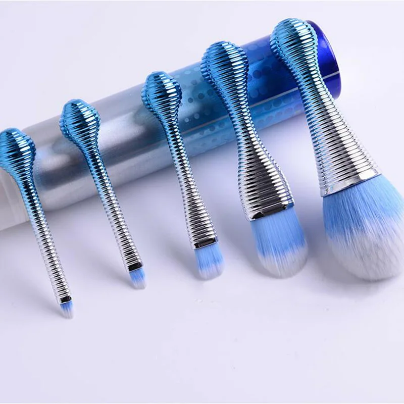 5 шт. набор кистей для макияжа косметические инструменты кисточки пудры с