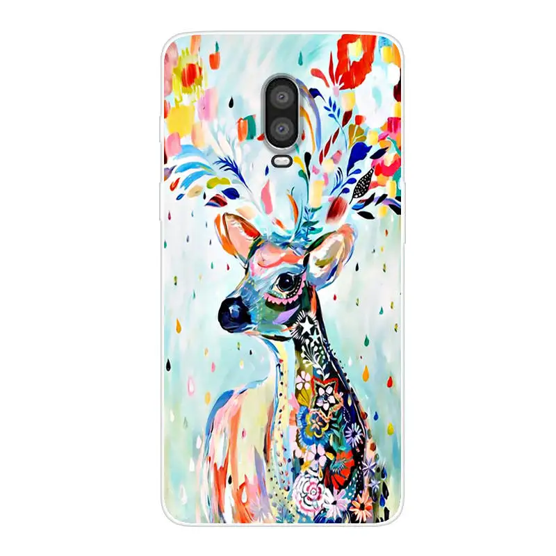 Чехол для OnePlus 6 T чехол мягкая задняя крышка из ТПУ телефона Oneplus 6T One Plus A6010 A6013
