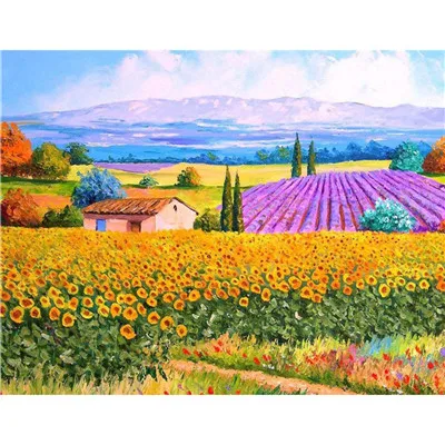 

YIKEE Pattern Diamond Embroidery Flowers Diamond Painting Sale Diamond Art Mosaic Crystal Handicraft Wall h1813
