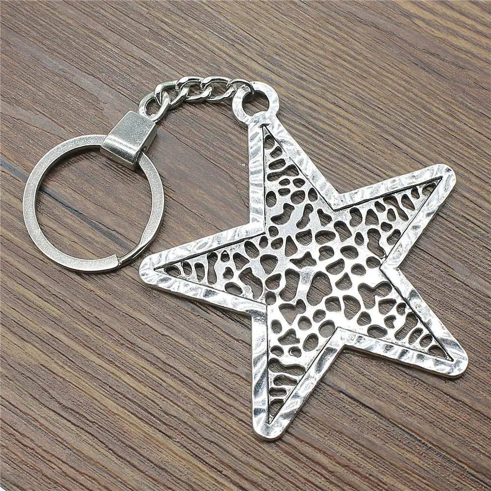 Брелок для ключей с ангелом и Луной ручной работы|Брелоки| |