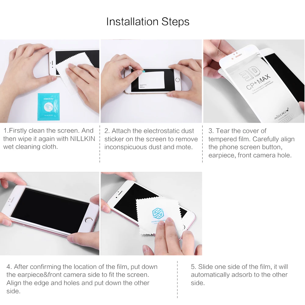 Nillkin 3D изогнутые стеклянные для OnePlus 6 полный Экран стекло анти Взрывозащита