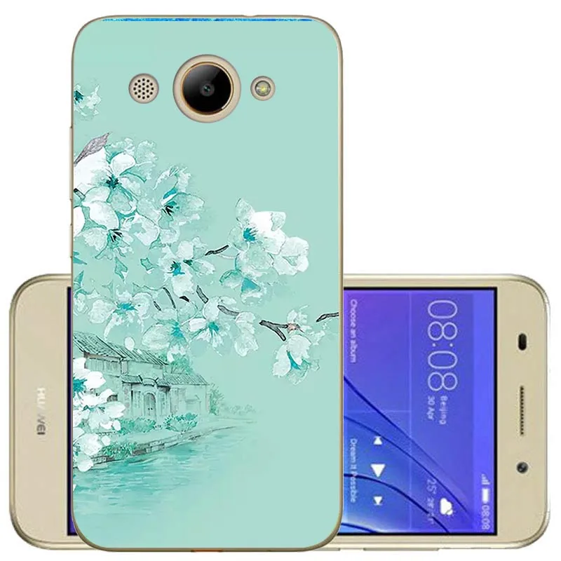 40 Для huawei Y3 чехол мягкий силиконовый huawei Y3 прозрачная задняя крышка 5,0 ''TPU Y 3 защитный чехол на телефон - Цвет: 40