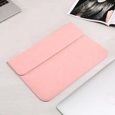 pink 14 15 дюймов Сумка для ноутбука Xiaomi air 12,5 13,3 15,6 чехол матовый чехол для ноутбука сумка для Macbook Air 13 pro retina 11 12 15 чехол - Цвет: pink