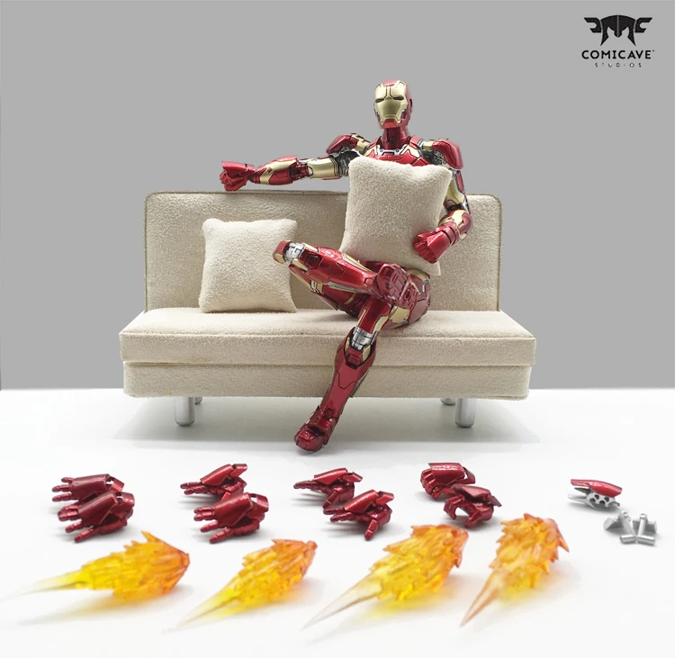 Коллекционная фигурка из 1/12 сплава Ultron Ironman MK43 MK42 для поклонников, подарок на праздник