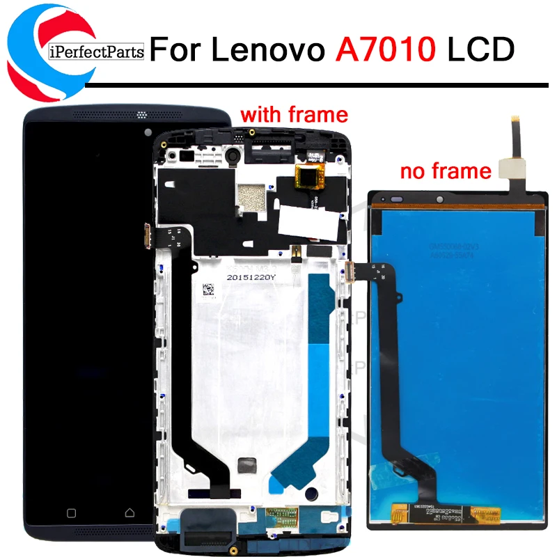 ЖК дисплей для Lenovo A7010 с рамкой сенсорная панель дигитайзер сборка запасные части