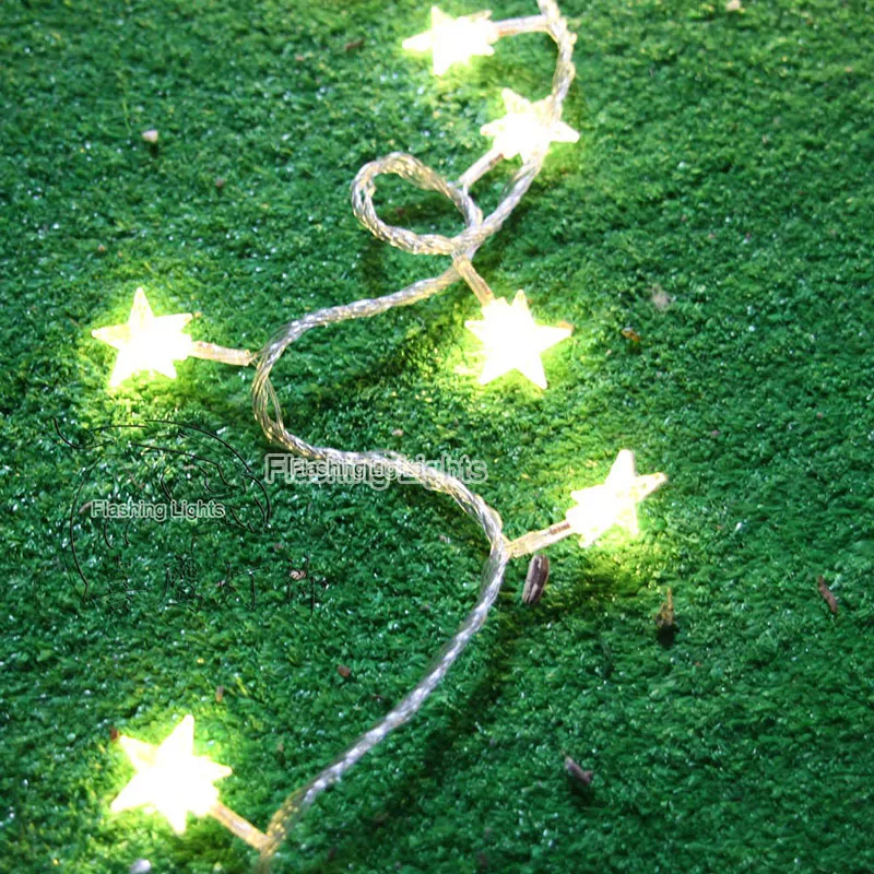 Гирлянда с пятиконечными звездами 8 м 50 светодиодов|christmas garland decoration|lighting weddingsfairy