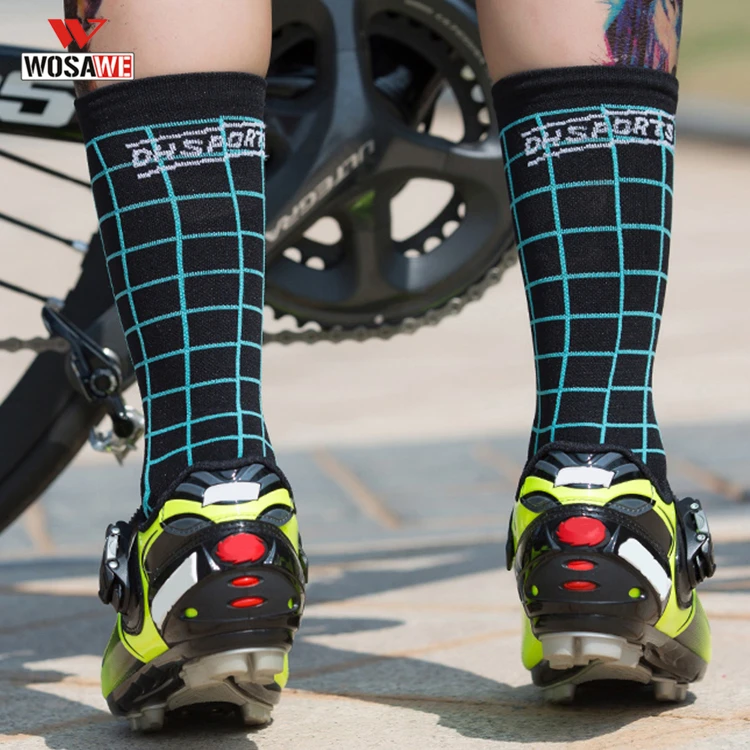 WOSAWE спортивные носки до колена летние для езды на велосипеде футбола дезодоранты