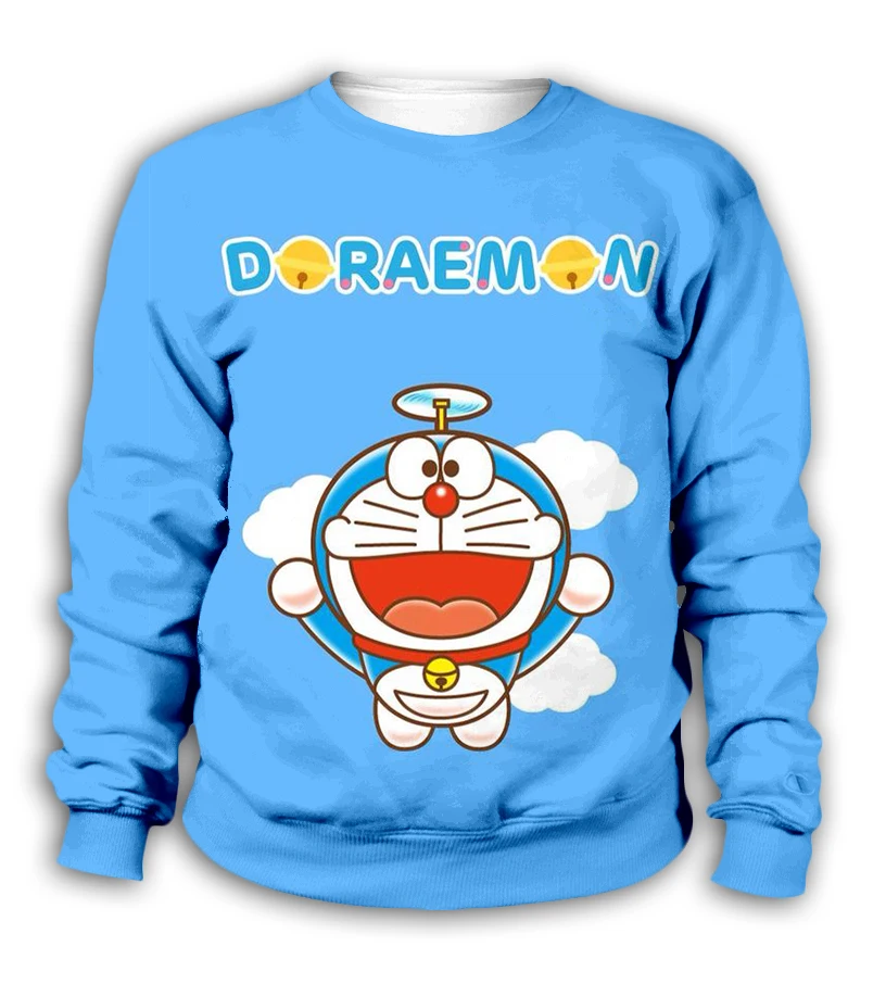 

kawaii Doraemon 3D printed Kids hoodies sweatshirt baby boy girl Children Cartoon Nobita Nobi hoodie streetwear set pullover