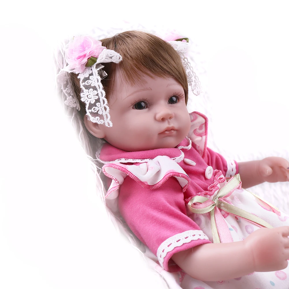 NPKDOLL 42 см мягкая силиконовая кукла очаровательные bonecas princesas реалистичные brinquedos