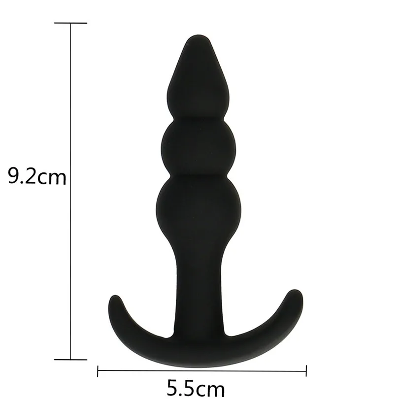 Silicone V Port Plug Anal Toys SM Opening Butt plug Masturbation anal beads Stick Trainer For Woman Massage #F |