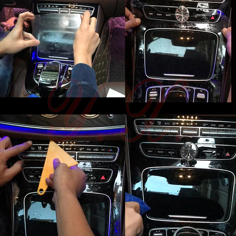 Наклейка s для Mercedes Benz прозрачная защитная пленка tpu наклейка s центр управления ручка мыши протектор автомобильный аксессуар наклейка