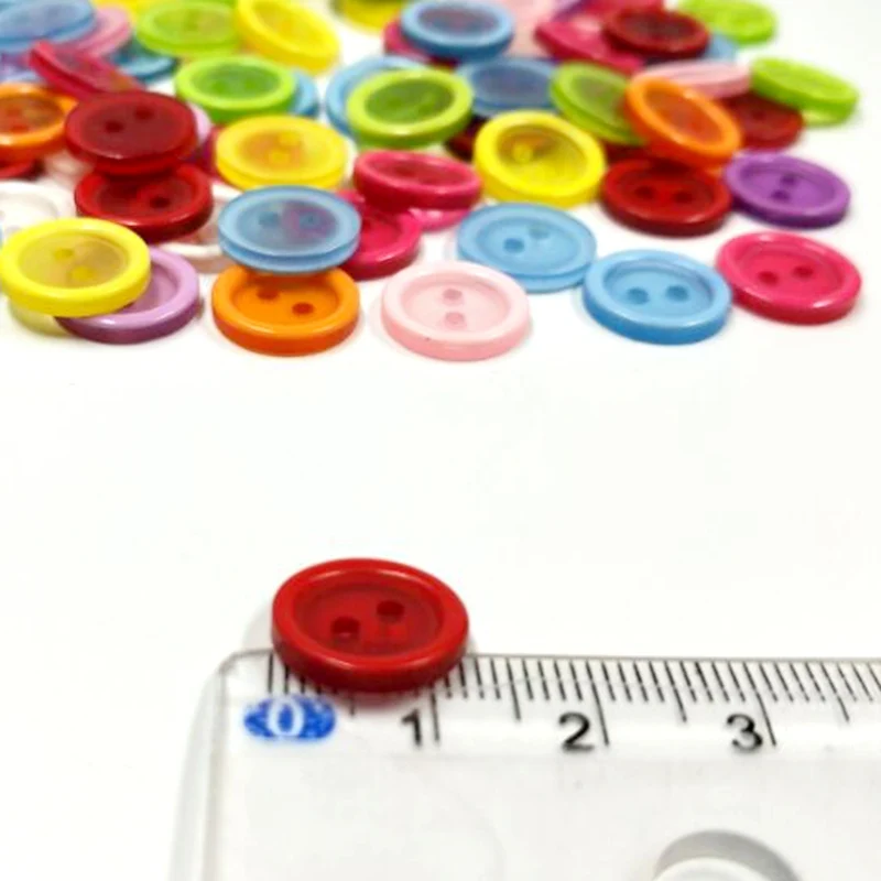 100 шт. пластиковые пуговицы с двумя отверстиями 12 мм|plastic buttons|sewing accessoriesbutton diy |