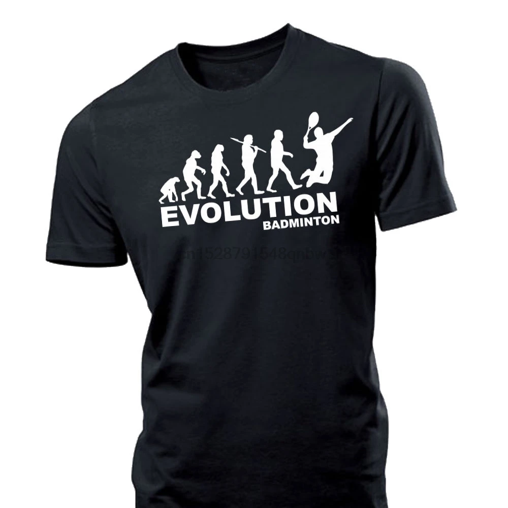 Мужская футболка Evolution Badmintoner летняя хит продаж 2019|Мужские футболки| |