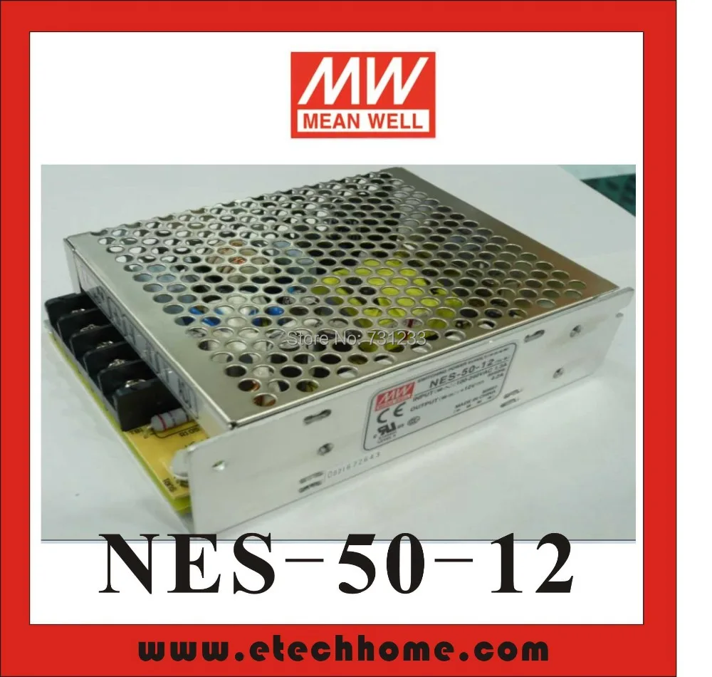 Высококачественный импульсный источник питания Mean Well Stepper 50 Вт 12 В 4 2 А