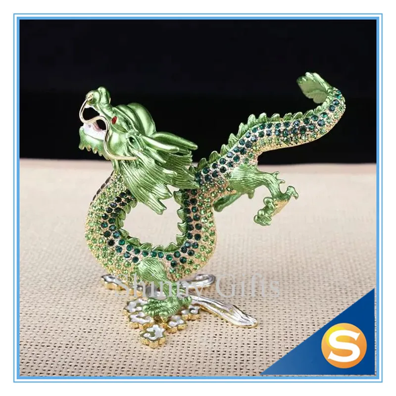 Китайская традиционная фигурка дракона из оловянного материала Чешская