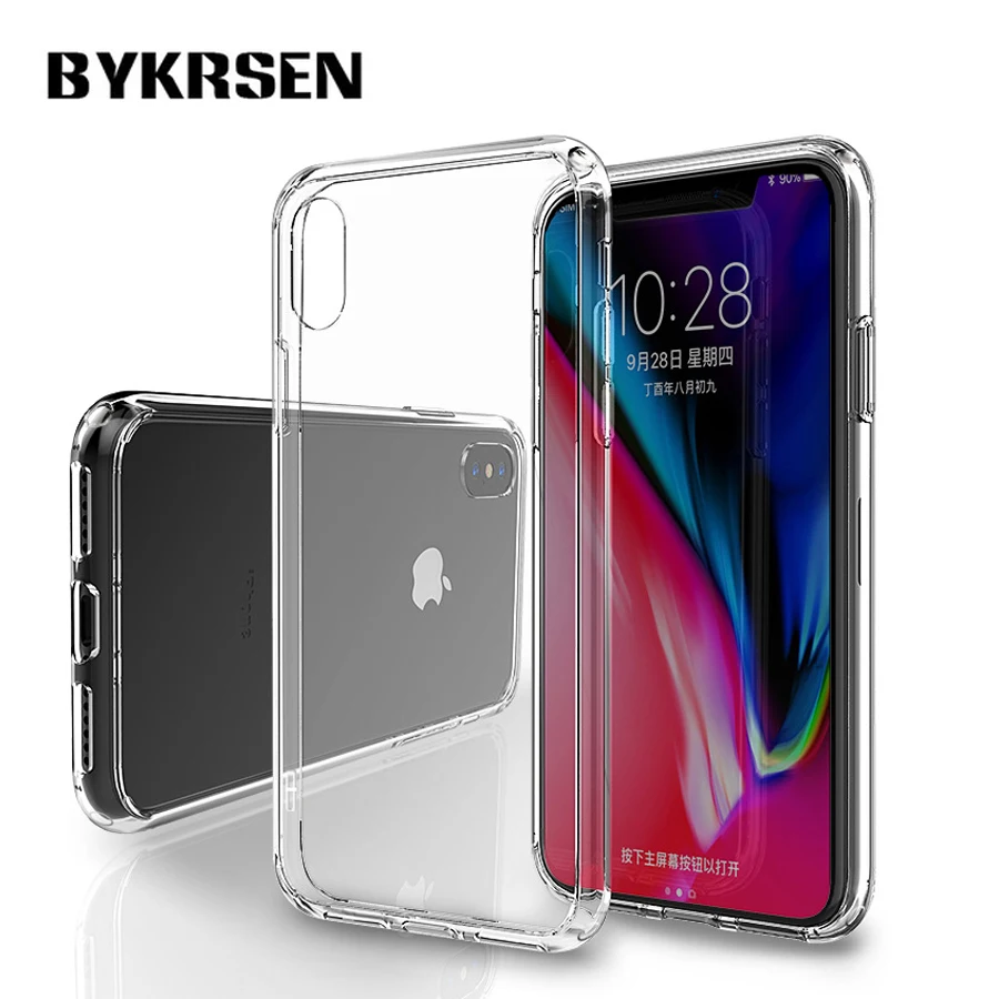 BYKRSEN мягкий ультра тонкий телефонные чехлы для iPhone 6 6S Plus 4 7 5 Дюймов прозрачный 8 X |