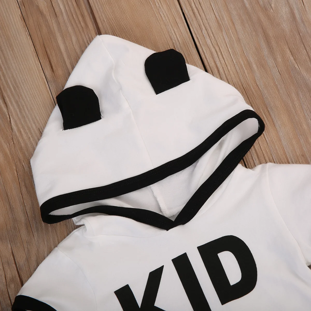 Черно белая панда Детский комбинезон для новорожденных мальчиков и девочек