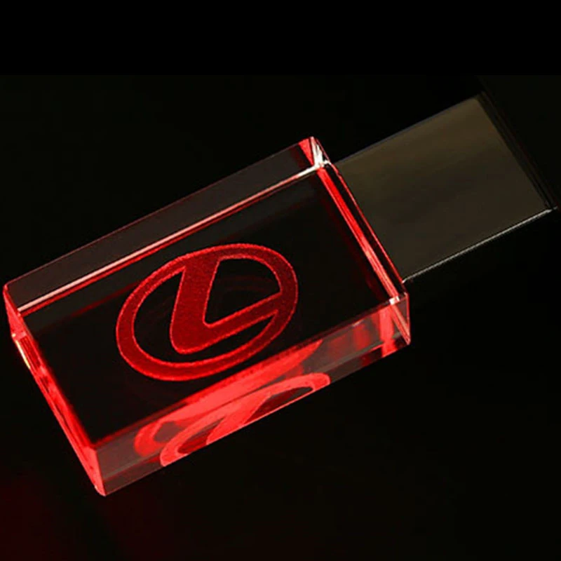 red JASTER lexus crystal+ металлический USB флеш-накопитель 4 ГБ 8 ГБ 16 ГБ 32 ГБ 64 ГБ 128 Гб Внешняя карта памяти u диск - Цвет: red