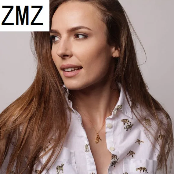 Подвеска ZMZ Европейская/американская мода английское милое ожерелье с надписью А