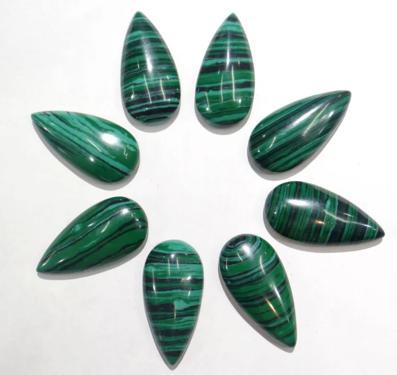 30pcs natural Brazil sodalite Mexican Crazy stone water shape Cabochon beads 15*30mm No Hole for jewelry making Necklace ring | Украшения и